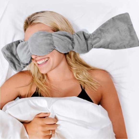 NODPOD NWT weighted blanket for your eyes sleep mask -elephant gray - Picture 3 of 10